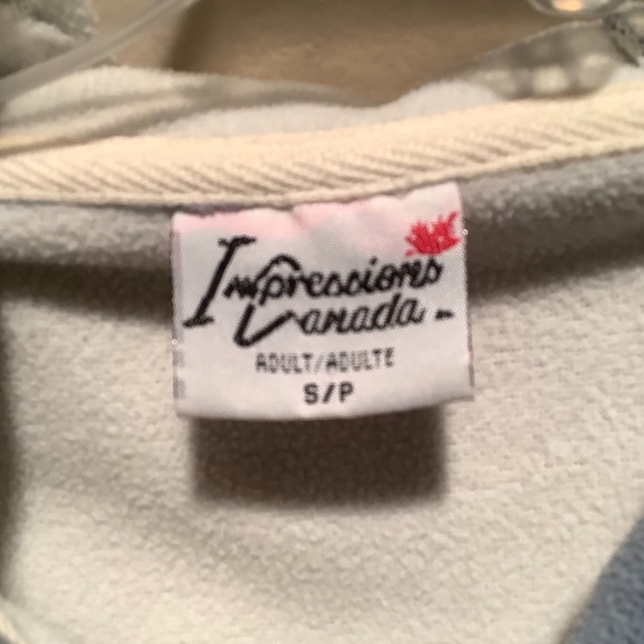 Ladies lightweight blue/gray fleece jacket - Picture 2 of 7